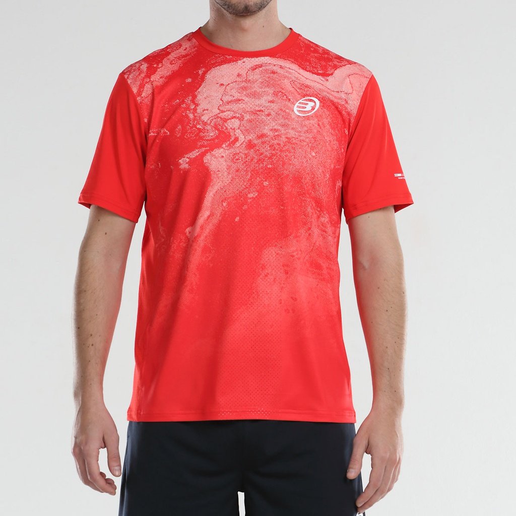 CAMISETA BULLPADEL NUCO CEREZA