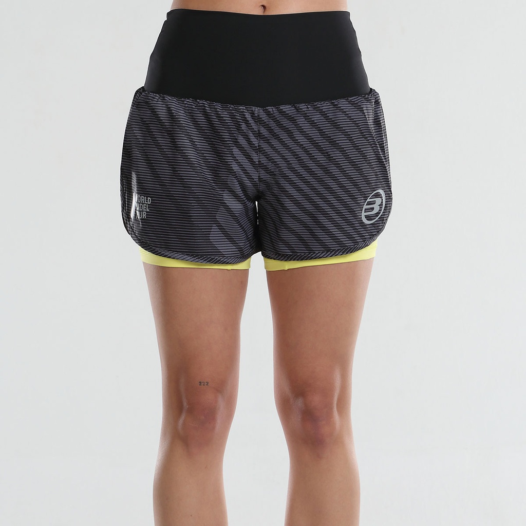 SHORT BULLPADEL LONJA NEGRO