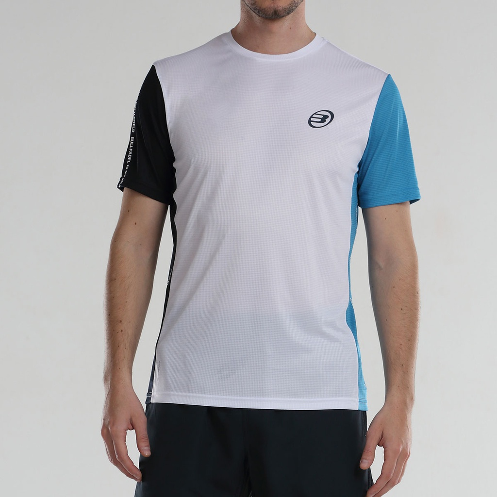 CAMISETA BULLPADEL AEREO BLANCO