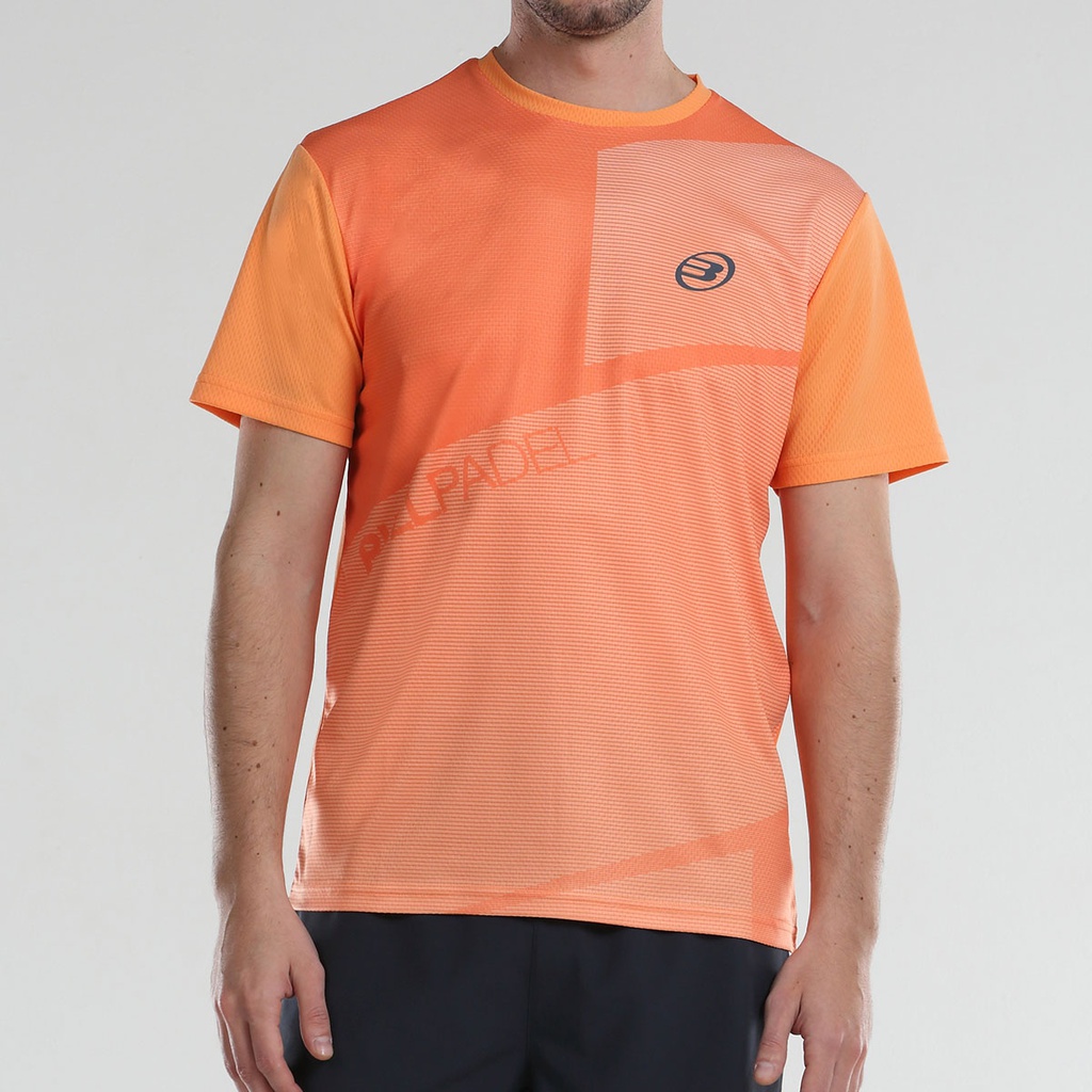 CAMISETA BULLPADEL AFILE NARANJA