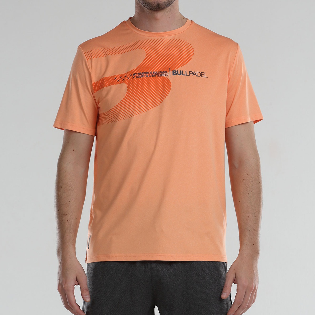 CAMISETA BULLPADEL AIRES NARANJA VIGORE