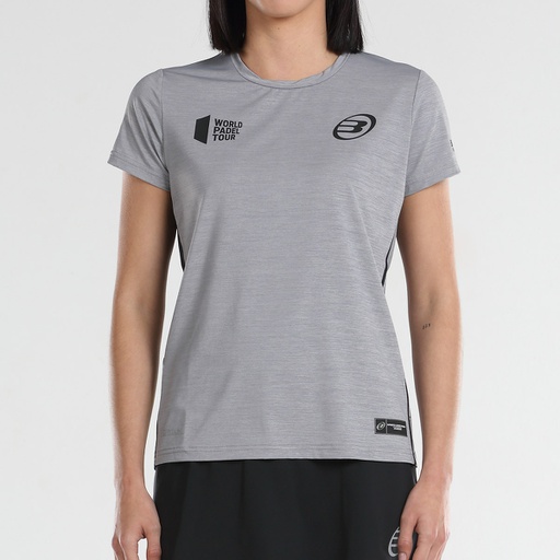 CAMISETA BULLPADEL LLAMA GRIS MEDIO VIGORE