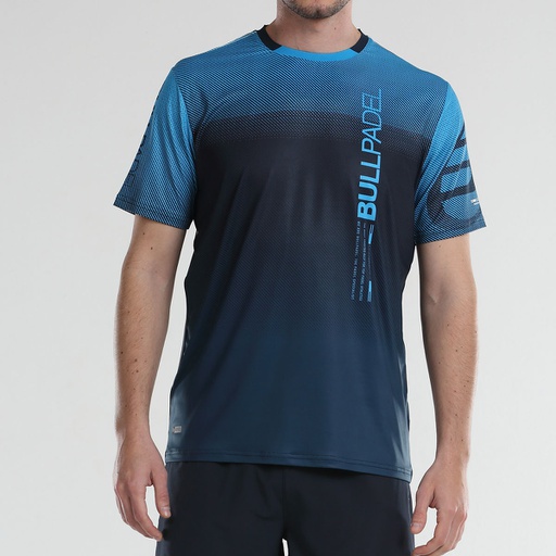 CAMISETA BULLPADEL NAURU AZUL MARINO