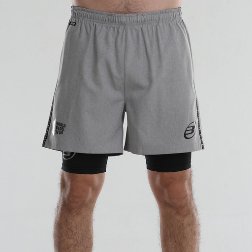 SHORT BULLPADEL LIRIO GRIS MEDIO VIGORE